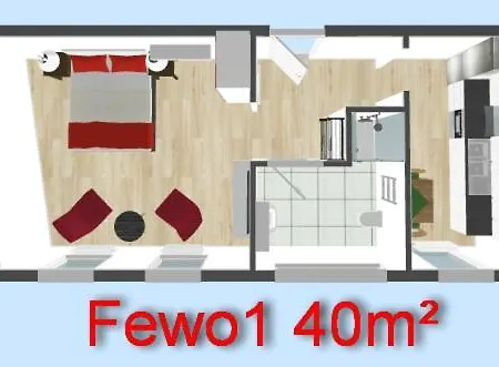 Apartment Haus Am Eichenwall, Fewo1, Residenz + *